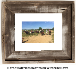 horse trail rides near me in Winterset, Iowa